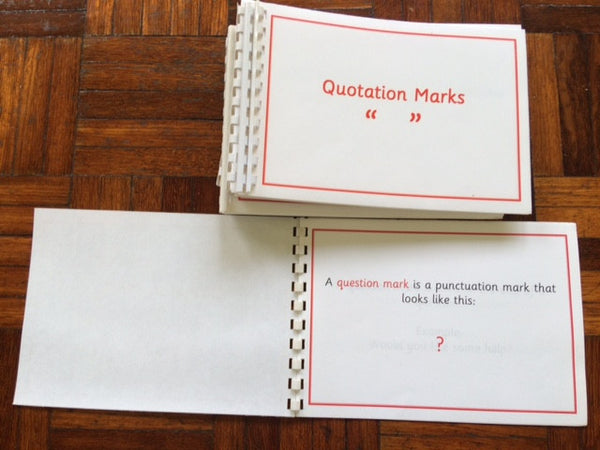 Montessori Punctuation Booklets