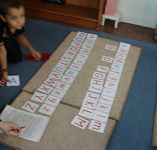 Capital Letters and Lower Case Matching Cards