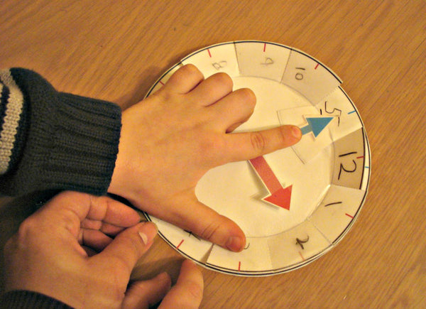 Make A Clock With Minutes Numerals